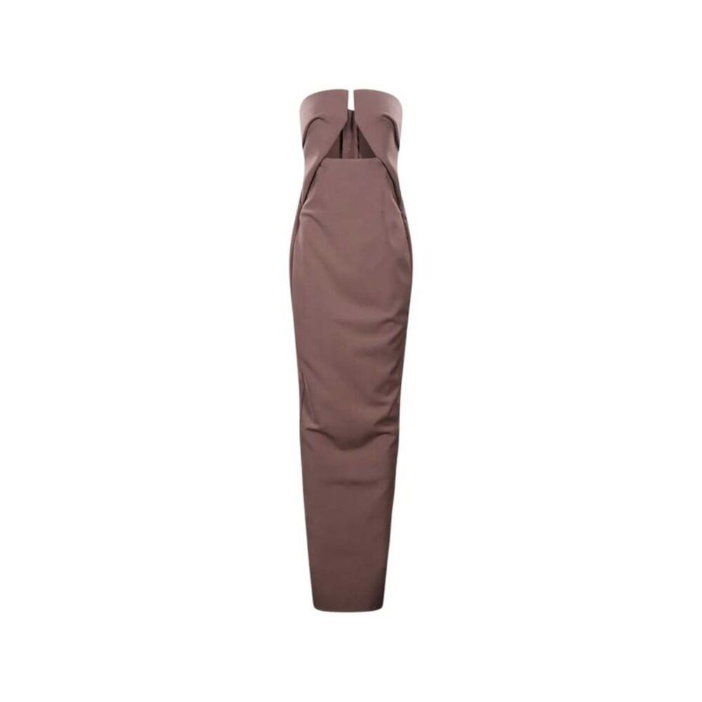 Rick Owens Women Strapless Maxi Dress With Cut-Outs